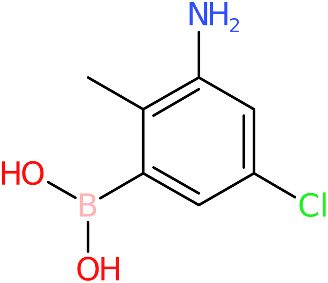 CAS: 2377608-75-6 | 3-Amino-5-chloro-2-methylphenylboronic acid, >95%, NX36569