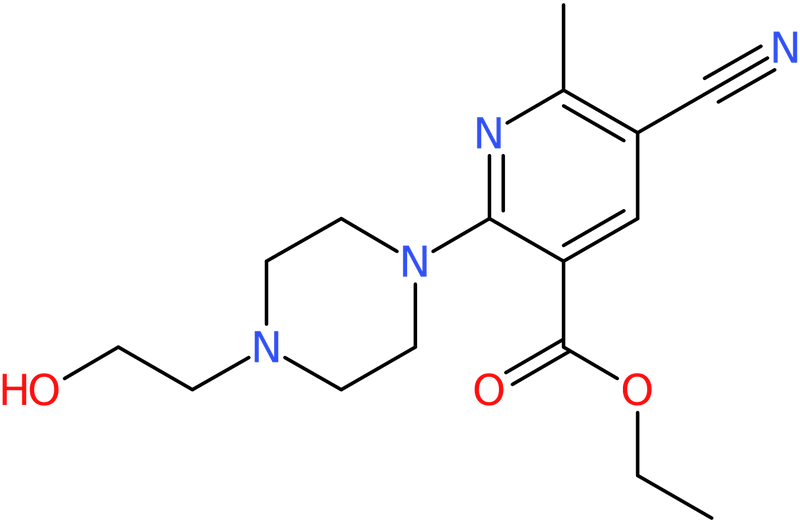 CAS: 924869-05-6 | Ethyl 5-cyano-2-[4-(2-hydroxyethyl)piperazin-1-yl]-6-methylnicotinate, NX69124