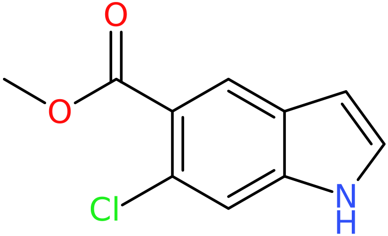 CAS: 162100-83-6 | Methyl 6-chloro-1H-indole-5-carboxylate, >97%, NX27318