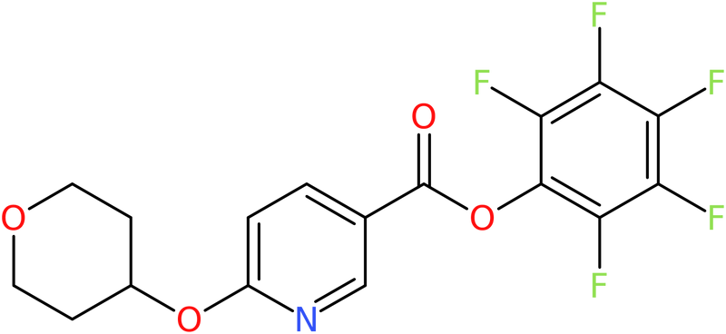 CAS: 910036-96-3 | Pentafluorophenyl 6-(tetrahydropyran-4-yloxy)nicotinate, >97%, NX68221