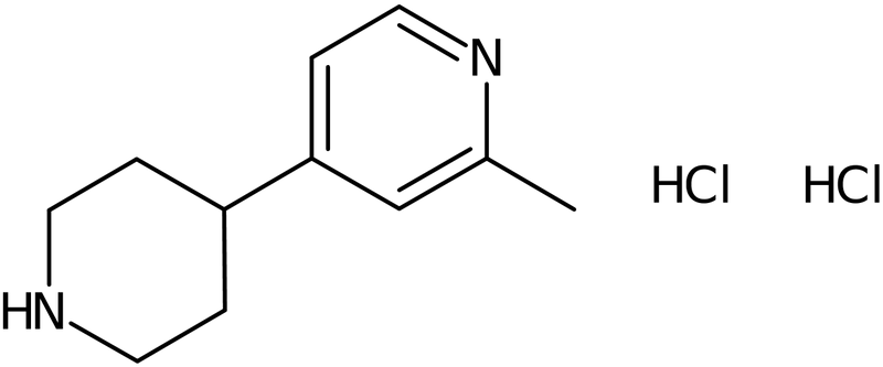 CAS: 1020277-65-9 | 2-Methyl-4-(piperidin-4-yl)pyridine dihydrochloride, >97%, NX11429