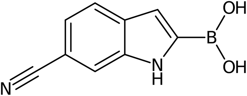 CAS: 1286777-08-9 | (6-Cyano-1H-indol-2-yl)boronic acid, >95%, NX20176