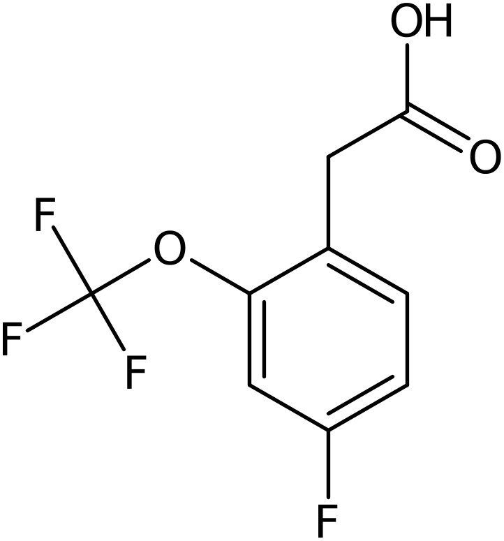 CAS: 1323966-19-3 | 4-Fluoro-2-(trifluoromethoxy)phenylacetic acid, >98%, NX21047