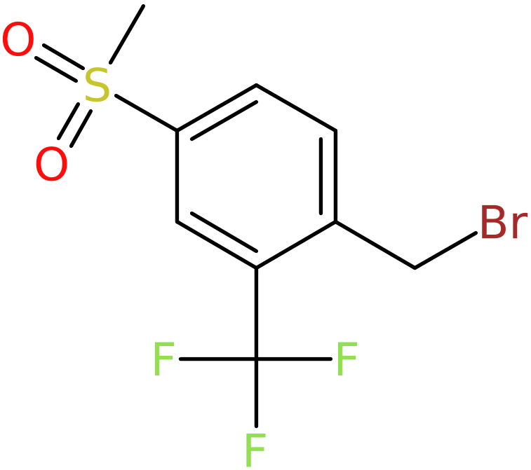 CAS: 934557-65-0 | 4-(Methylsulphonyl)-2-(trifluoromethyl)benzyl bromide, >98%, NX69617