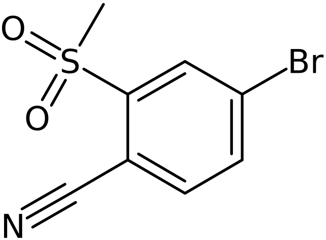 CAS: 1208402-11-2 | 4-Bromo-2-(methylsulphonyl)benzonitrile, NX17282