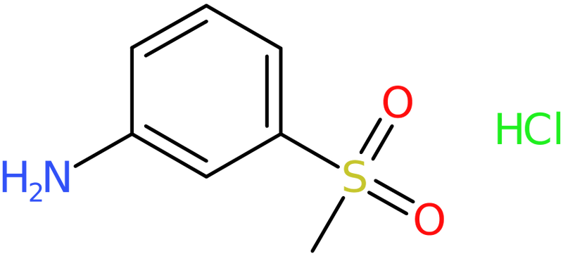 CAS: 80213-28-1 | 3-(Methylsulphonyl)aniline hydrochloride, >95%, NX62405