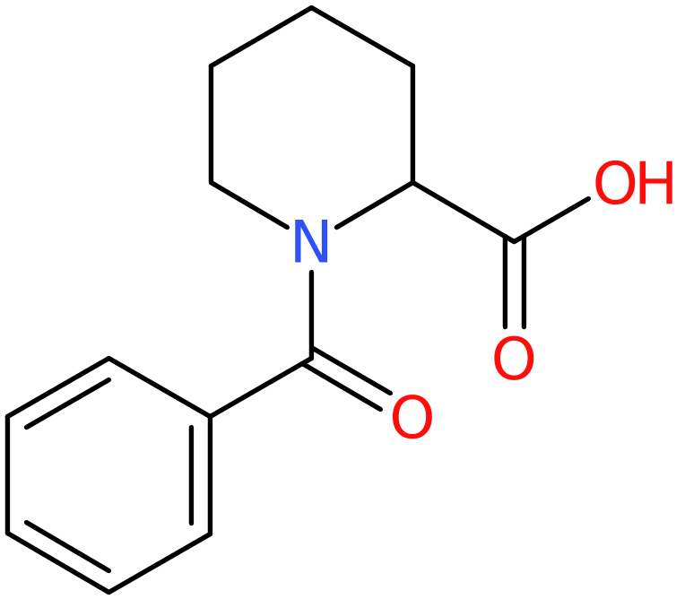 CAS: 78348-46-6 | 1-Benzoyl-2-piperidinecarboxylic acid, >97%, NX61926