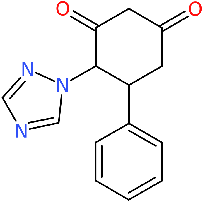 CAS: 886361-84-8 | 5-Phenyl-4-(1H-1,2,4-triazol-1-yl)cyclohexa-1,3-dione, NX66595