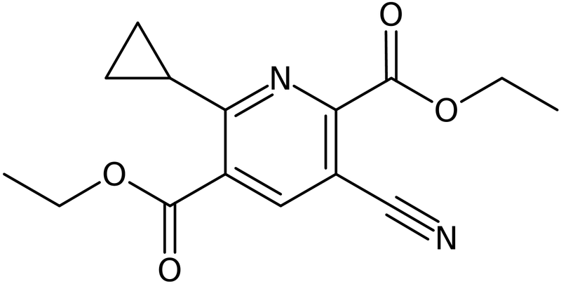 CAS: 1221792-74-0 | Diethyl 3-cyano-6-cyclopropyl-2,5-pyridinedicarboxylate, NX18053