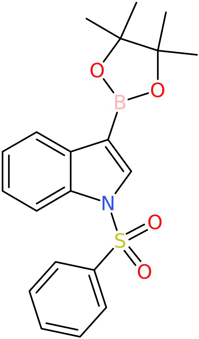 CAS: 870717-93-4 | 1-(Phenylsulfonyl)-3-indoleboronic acid, pinacol ester, >98%, NX65153