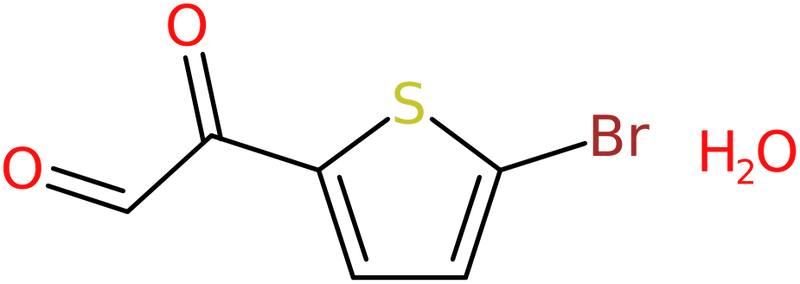 CAS: 852619-28-4 | (5-Bromothien-2-yl)glyoxal hydrate, >95%, NX64166