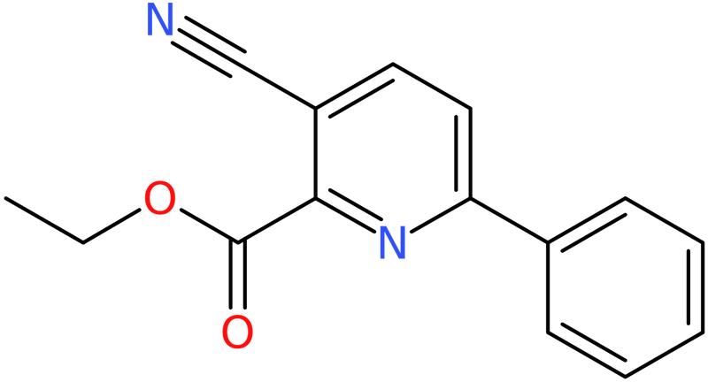 CAS: 1221792-25-1 | Ethyl 3-cyano-6-phenylpyridine-2-carboxylate, >95%, NX18034