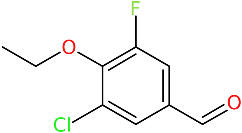 CAS: 883521-79-7 | 3-Chloro-4-ethoxy-5-fluorobenzaldehyde, >98%, NX66126