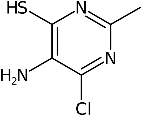 CAS: 1023758-31-7 | 5-Amino-6-chloro-2-methylpyrimidine-4-thiol, NX11540