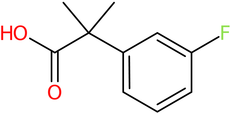 CAS: 93748-20-0 | 2-(3-Fluorophenyl)-2-methylpropanoic acid, >98%, NX69767