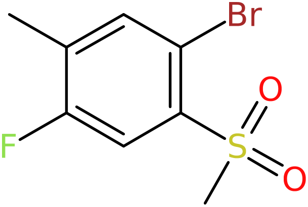 CAS: 942474-79-5 | 2-Bromo-5-fluoro-4-methylphenyl methyl sulphone, NX70132