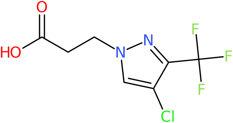 CAS: 1006470-23-0 | 3-[4-Chloro-3-(trifluoromethyl)-1H-pyrazol-1-yl]propanoic acid, NX10700