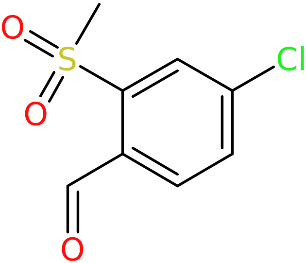 CAS: 849035-76-3 | 4-Chloro-2-(methylsulfonyl)benzaldehyde, >95%, NX63672