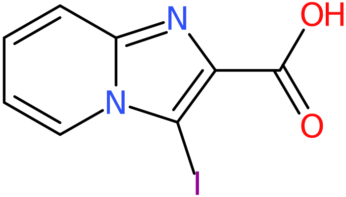 CAS: 1033463-35-2 | 3-Iodoimidazo[1,2-a]pyridine-2-carboxylic acid, >95%, NX11918