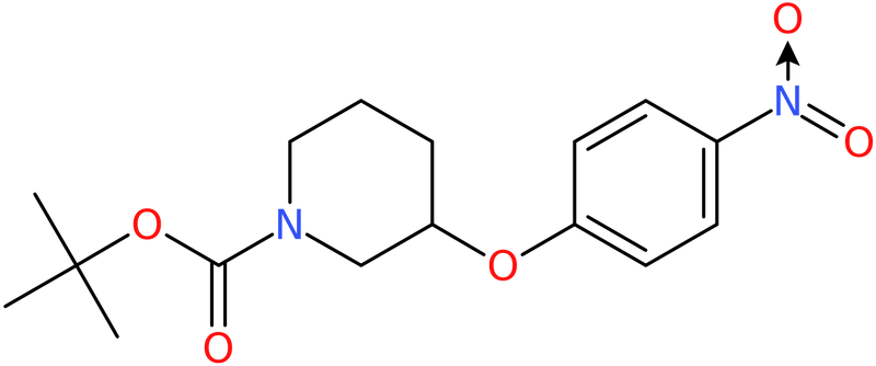 CAS: 690632-16-7 | tert-Butyl-3-(4-nitrophenoxy)tetrahydro-1(2H)-pyridinecarboxylate, >97%, NX58387