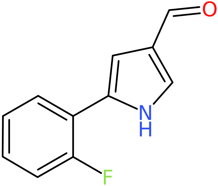 CAS: 881674-56-2 | 5-(2-Fluorophenyl)-1H-pyrrole-3-carbaldehyde, >98%, NX66032