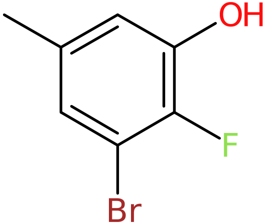 CAS: 1026796-51-9 | 3-Bromo-2-fluoro-5-methylphenol, >98%, NX11623