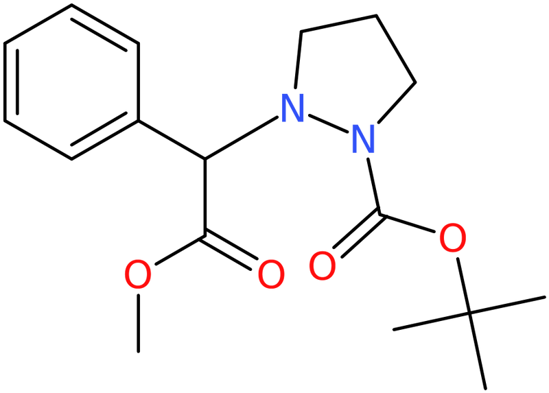 CAS: 952183-21-0 | Methyl phenyl(pyrazolidin-1-yl)acetate, N2-BOC protected, NX70771