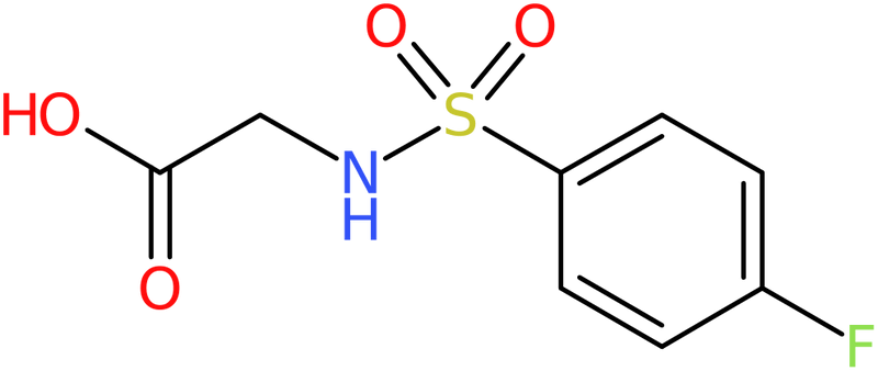 CAS: 13029-71-5 | 2-{[(4-Fluorophenyl)sulphonyl]amino}acetic acid, NX20444