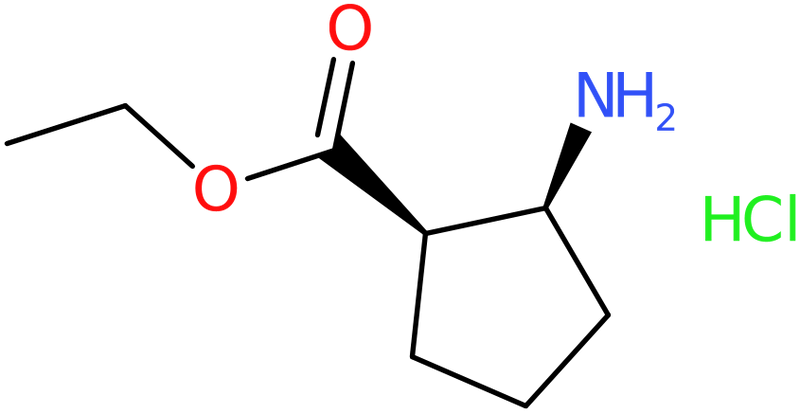 CAS: 142547-15-7 | Ethyl cis-2-amino-1-cyclopentane carboxylate hydrochloride, >97%, NX23884