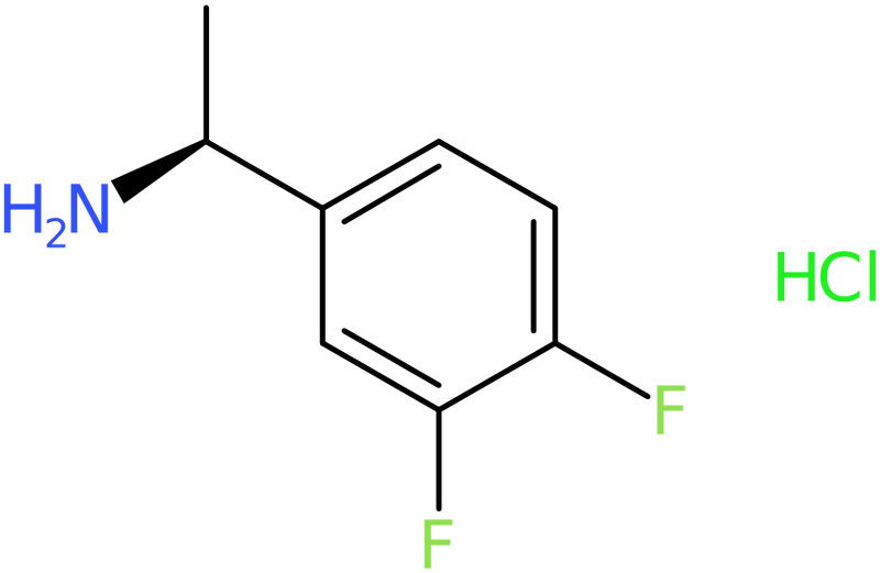 CAS: 1212972-48-9 | (1S)-1-(3,4-Difluorophenyl)ethylamine hydrochloride, >95%, NX17546