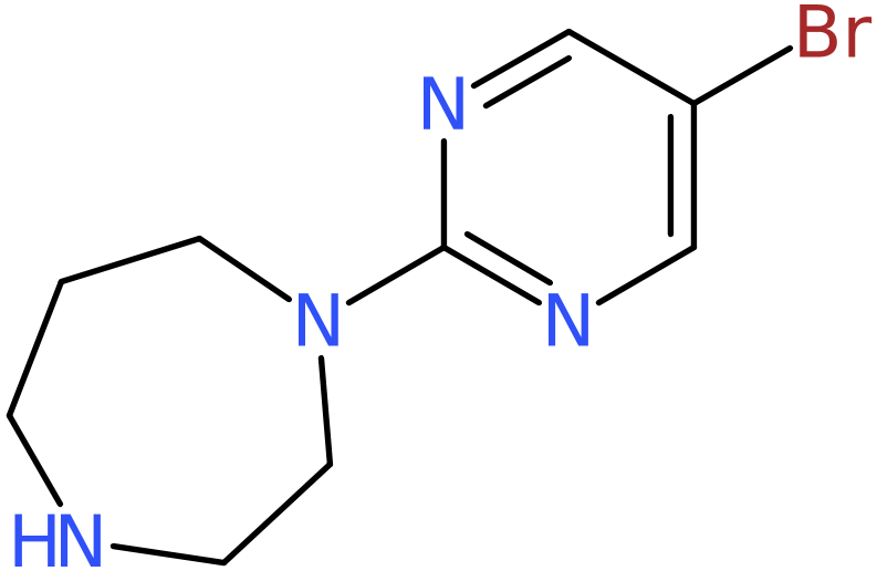 CAS: 849021-44-9 | 1-(5-Bromopyrimidin-2-yl)homopiperazine, >95%, NX63659