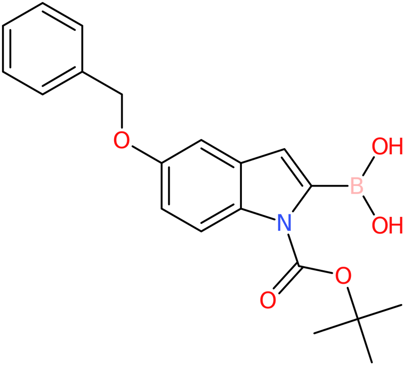 CAS: 850568-62-6 | 5-Benzyloxy-1H-indole-2-boronic acid, N-BOC protected, >93%, NX63945