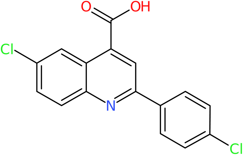 CAS: 126088-20-8 | 6-Chloro-2-(4-chlorophenyl)quinoline-4-carboxylic acid, NX19433