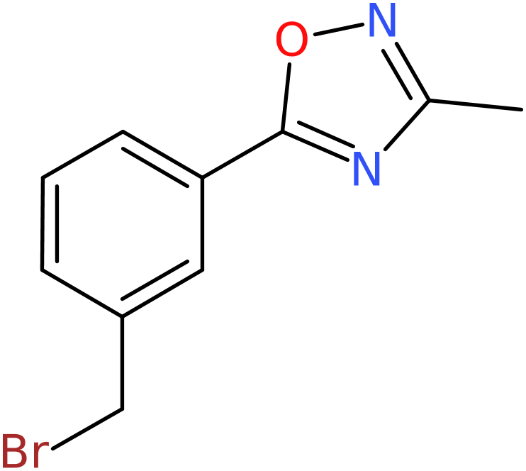 CAS: 926921-57-5 | 5-[3-(Bromomethyl)phenyl]-3-methyl-1,2,4-oxadiazole, >97%, NX69208