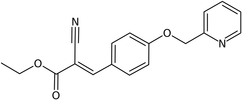 CAS: 1565822-18-5 | Ethyl-2-cyano-3-[4-(pyridin-2-ylmethoxy)phenyl]prop-2-enoate, NX26438