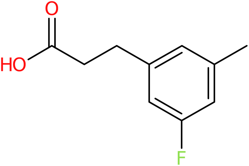 CAS: 1017779-56-4 | 3-(3-Fluoro-5-methylphenyl)propionic acid, >98%, NX11214