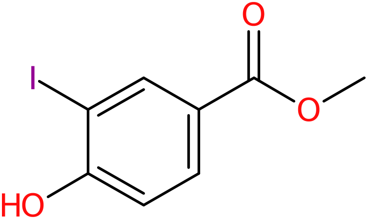 CAS: 15126-06-4 | Methyl 4-hydroxy-3-iodobenzoate, >98%, NX25642