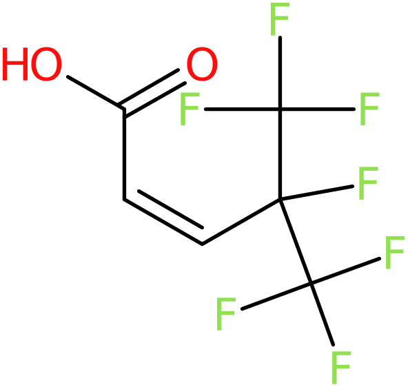 CAS: 243139-64-2 | 4,5,5,5-Tetrafluoro-4-(trifluoromethyl)pent-2-enoic acid, NX37110