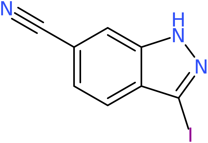 CAS: 906000-39-3 | 3-Iodo-1H-indazole-6-carbonitrile, NX68035