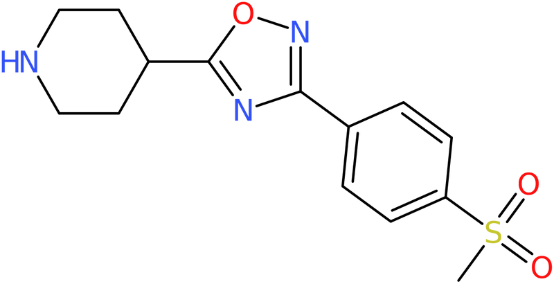 CAS: 849925-03-7 | 4-{3-[4-(Methylsulphonyl)phenyl]-1,2,4-oxadiazol-5-yl}piperidine, >95%, NX63760