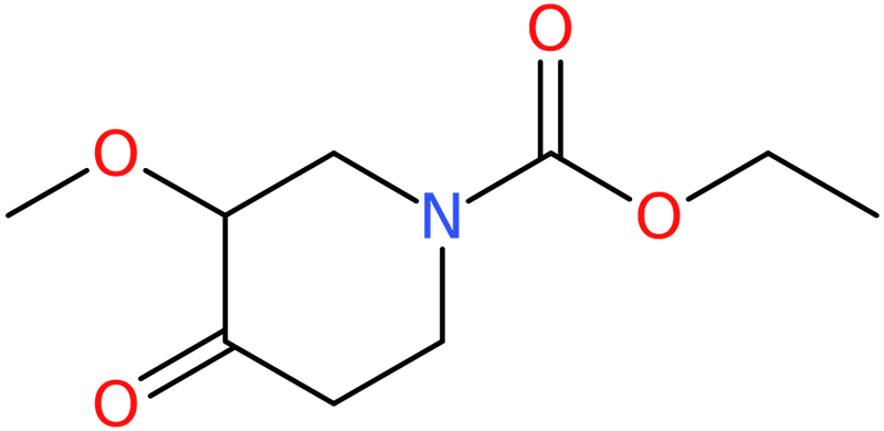 CAS: 83863-72-3 | Ethyl 3-methoxy-4-oxopiperidine-1-carboxylate, >97%, NX63279