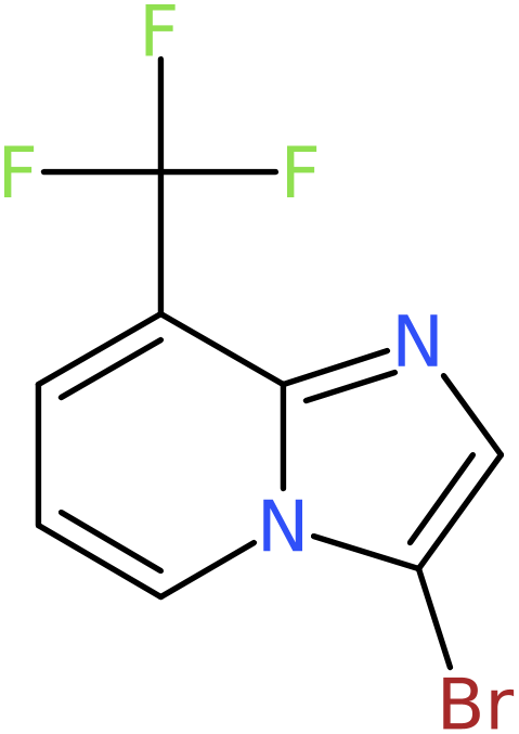 CAS: 1263061-60-4 | 3-Bromo-8-(trifluoromethyl)imidazo[1,2-a]pyridine, >95%, NX19712