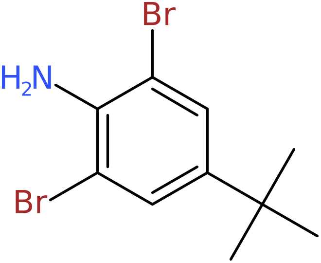 CAS: 10546-67-5 | 4-(tert-Butyl)-2,6-dibromoaniline, >98%, NX12680