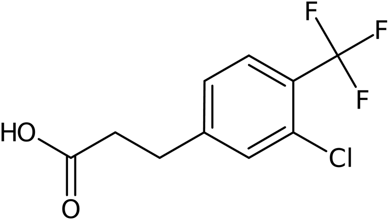 CAS: 1036395-80-8 | 3-[3-Chloro-4-(trifluoromethyl)phenyl]propionic acid, NX12019