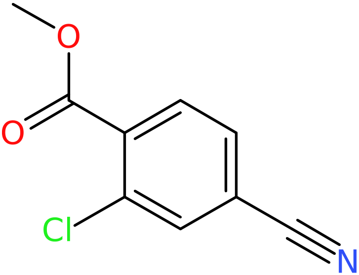 CAS: 98592-34-8 | Methyl 2-chloro-4-cyanobenzoate, >95%, NX71709