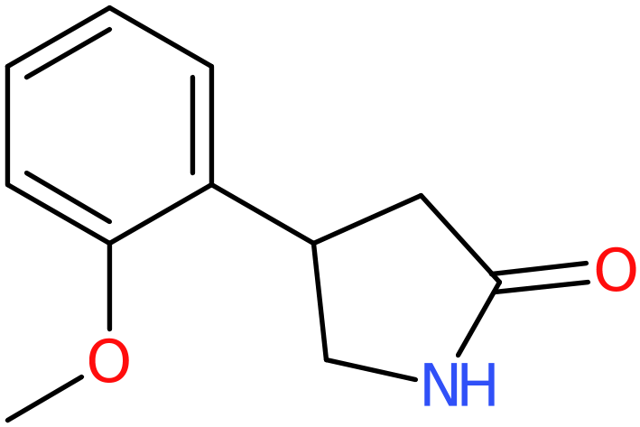 CAS: 1020718-50-6 | 4-(2-Methoxyphenyl)pyrrolidin-2-one, >95%, NX11443