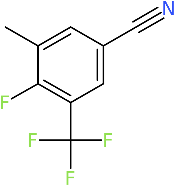 CAS: 1373920-92-3 | 4-Fluoro-3-methyl-5-(trifluoromethyl)benzonitrile, >97%, NX22606