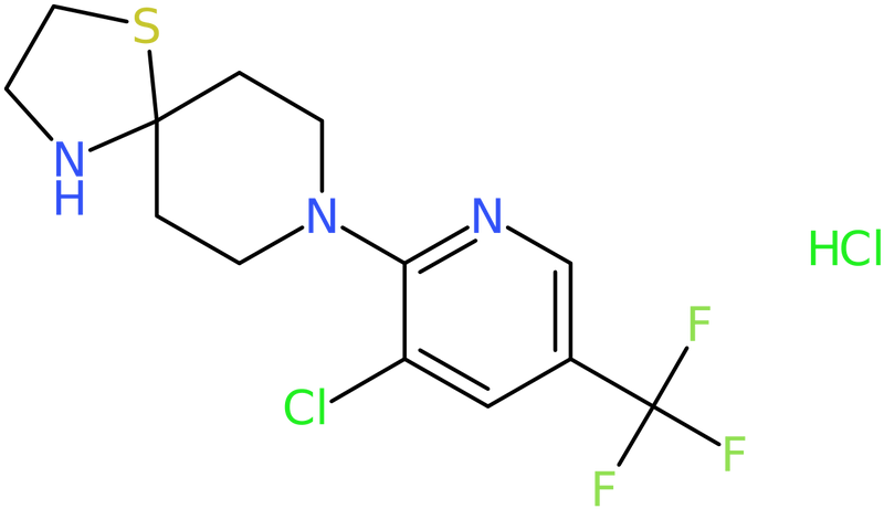 CAS: 1242267-83-9 | 8-[3-Chloro-5-(trifluoromethyl)pyridin-2-yl]-1-thia-4,8-diazaspiro[4.5]decane hydrochloride, NX18744