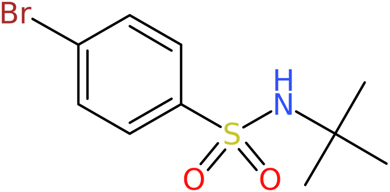 CAS: 93281-65-3 | 4-Bromo-N-(tert-butyl)benzenesulphonamide, >98%, NX69511