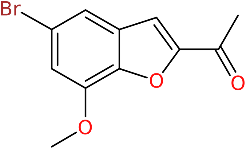 CAS: 150612-66-1 | 1-(5-Bromo-7-methoxy-1-benzofuran-2-yl)ethan-1-one, >95%, NX25559